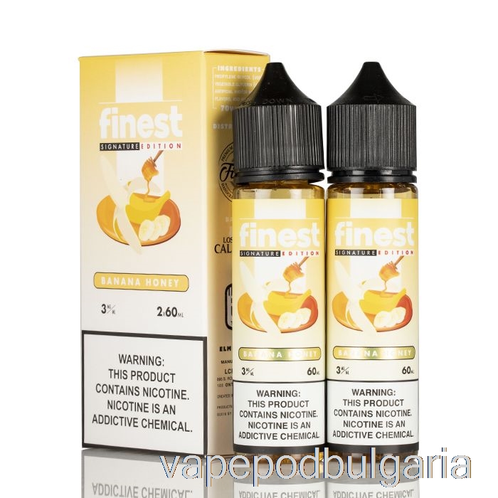 Vape Течности Banana Honey - The Finest Signature Edition - 120ml 0mg